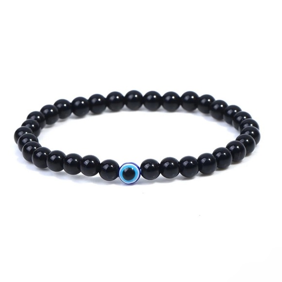Evil Eye Bead Bracelet UNISEX - Picture 1 of 3